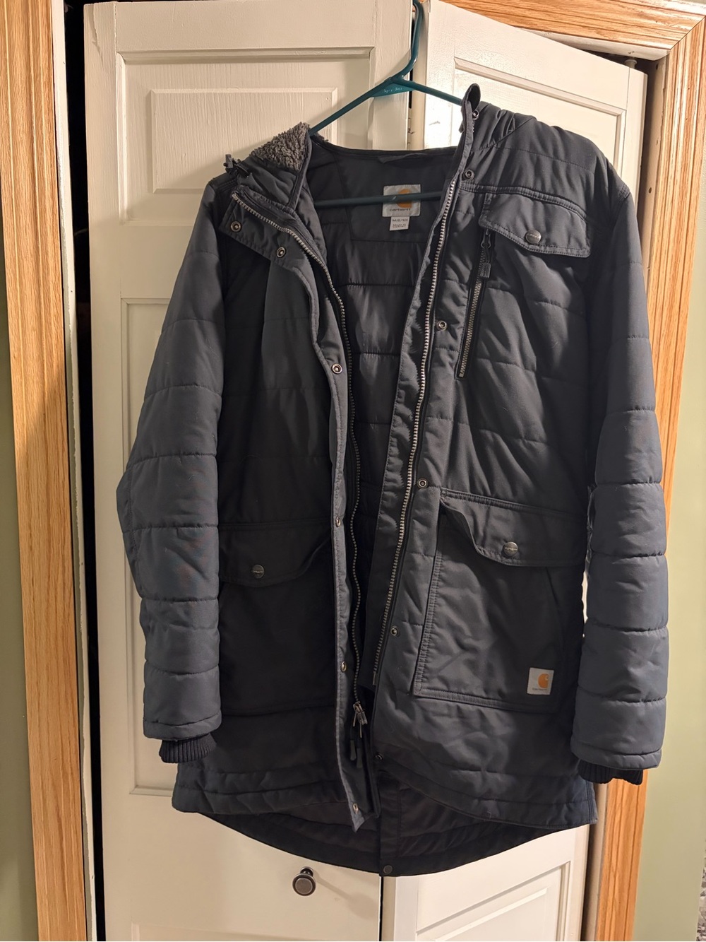 Carhartt Women’s Hooded Insulated Parka Jacket - Black